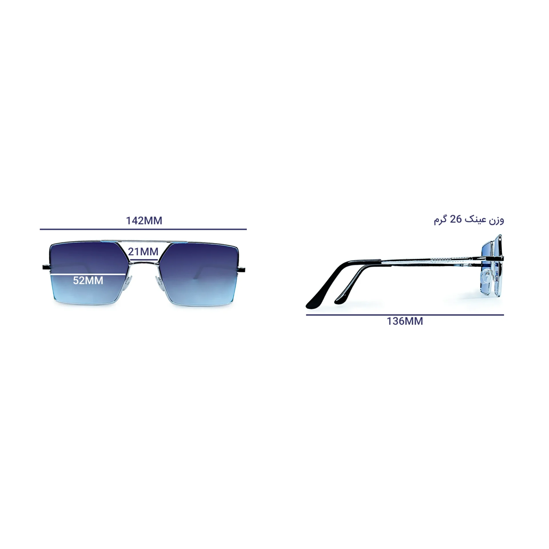 عینک آفتابی پلیس مدل P6214c2