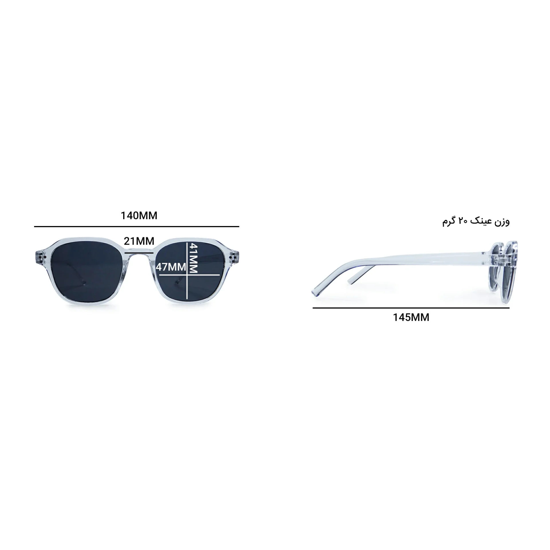 عینک آفتابی مانگو مدل M3166 RB01