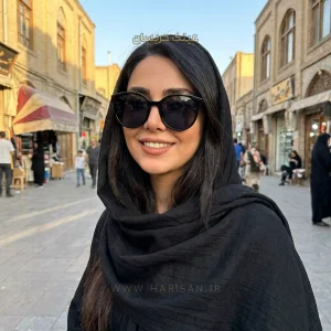 عینک آفتابی زنانه مشکی مدل BL8050