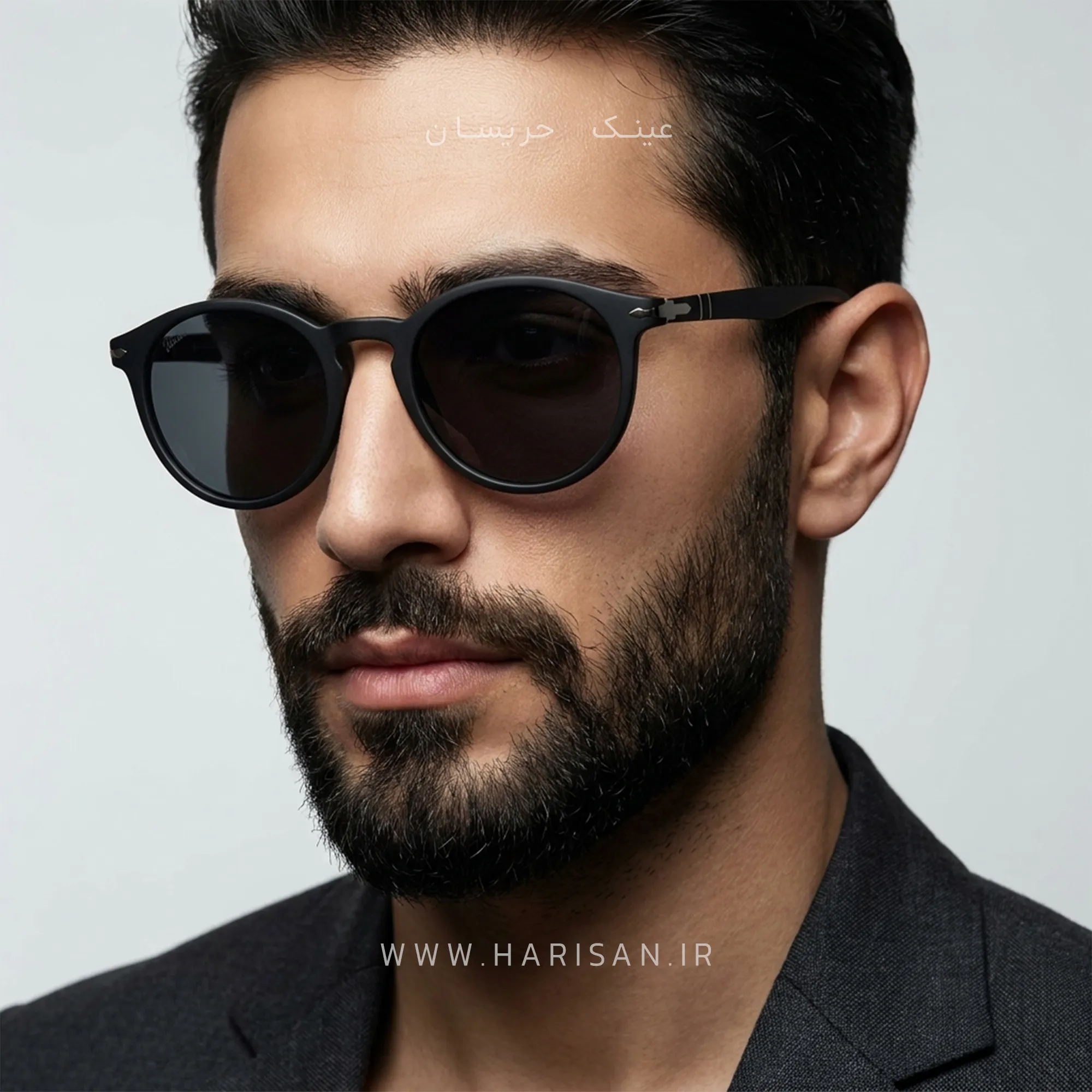 عینک آفتابی گرد پلاریزه پرسول مدل P8019