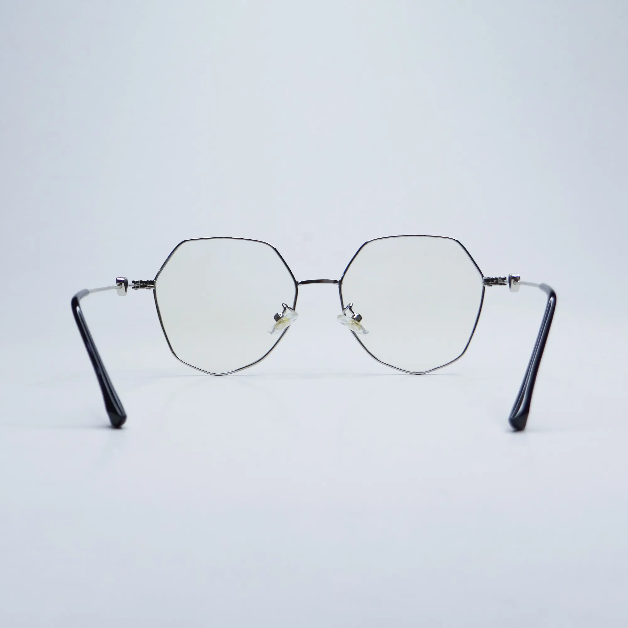 عینک بلوکات مشکی نقره ای فندی B115